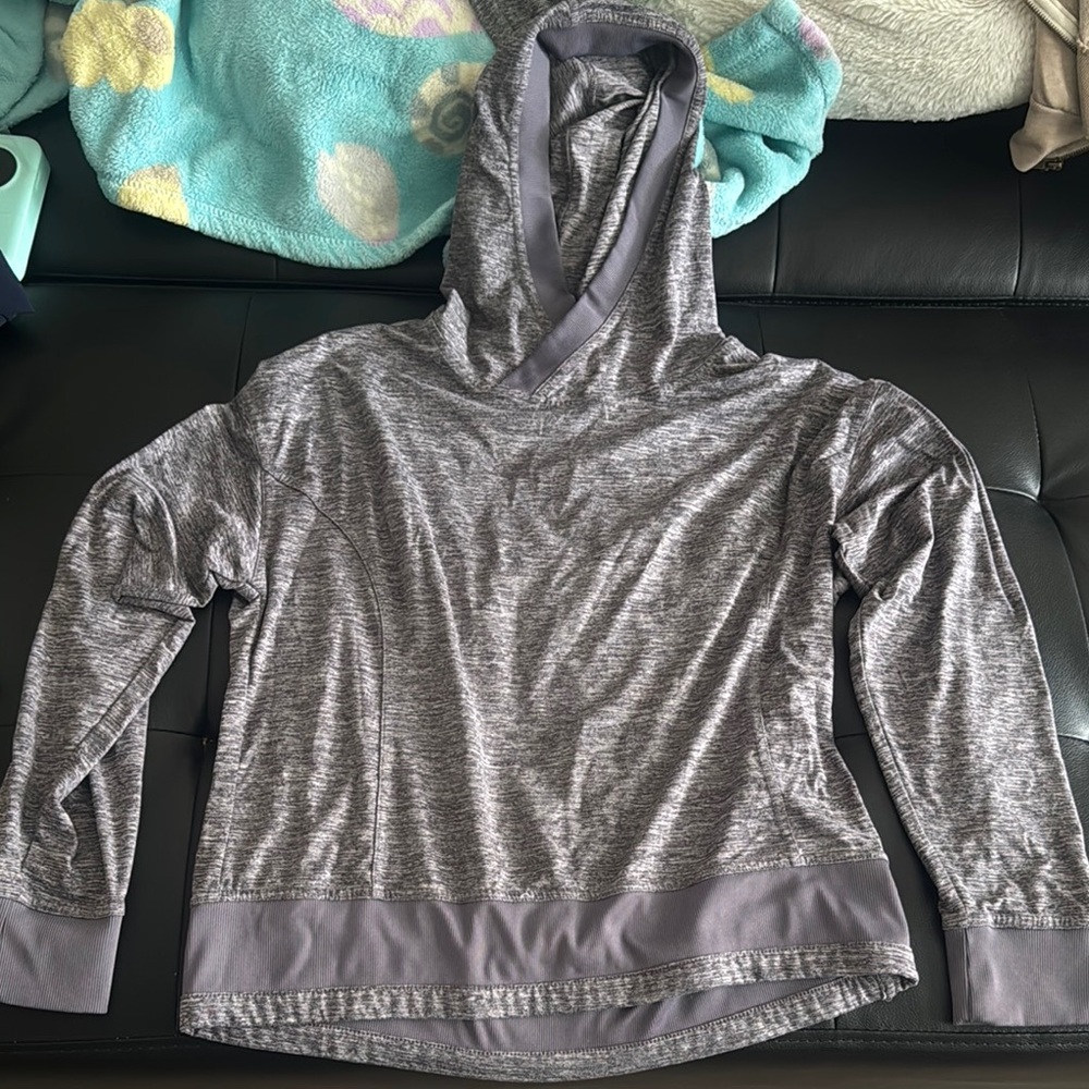 Gray Hooded Sweatshirt